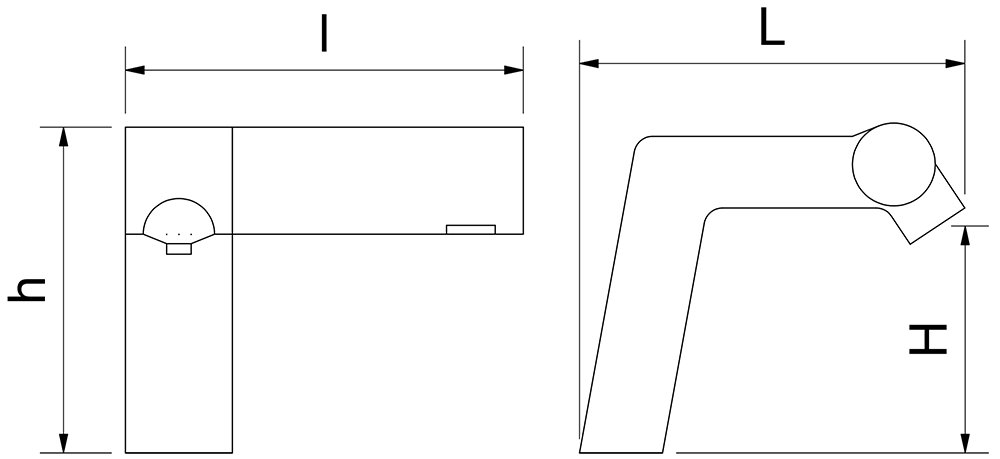Dibujo técnico: Grifo secamanos de sobremesa Fricosmos