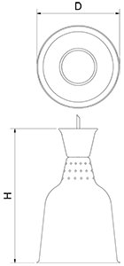 Dibujo técnico: Lámpara para calentar platos Fricosmos