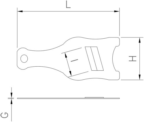 Dibujo técnico: Mandolina para laminar trufas en acero inoxidable Fricosmos