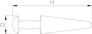 Dibujo técnico: Mazo para chino Fricosmos