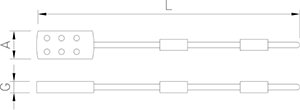 Dibujo técnico: Pala de acero inoxidable y polietileno Fricosmos