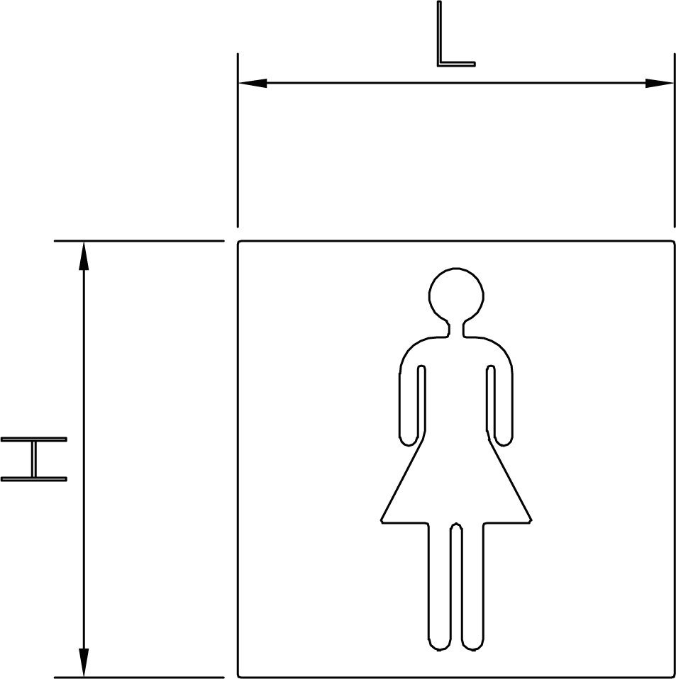 Dibujo técnico: Pictograma inox COVID puesto de gel hidroalcohólico Fricosmos