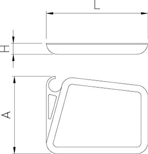 Dibujo técnico: Plato de plástico para fiestas y eventos Fricosmos