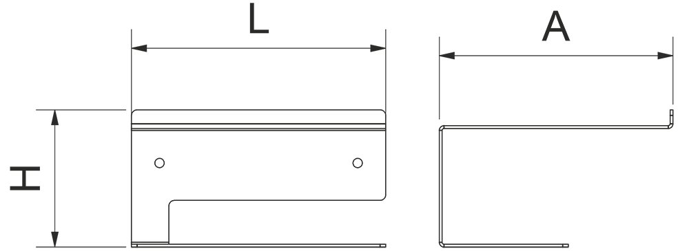Dibujo técnico: Portarrollos de papel higiénico con repisa Fricosmos