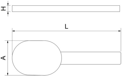 Dibujo técnico: Raqueta mata moscas y mosquitos Fricosmos