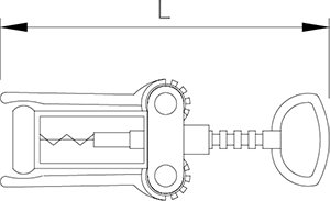Dibujo técnico: Sacacorchos tirolés Fricosmos