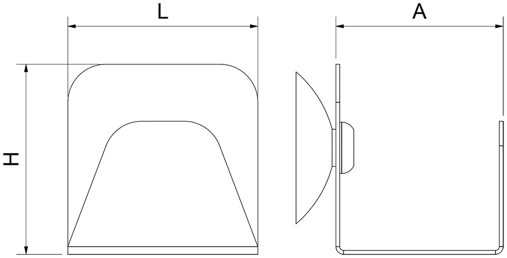 Dibujo técnico: Soporte de esponjas para fregadero en acero inoxidable Fricosmos