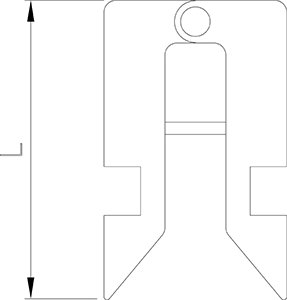 Dibujo técnico: Tapón de cava cromado Fricosmos