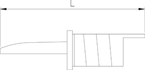 Dibujo técnico: Tapón vertedor cromado 2 uds Fricosmos