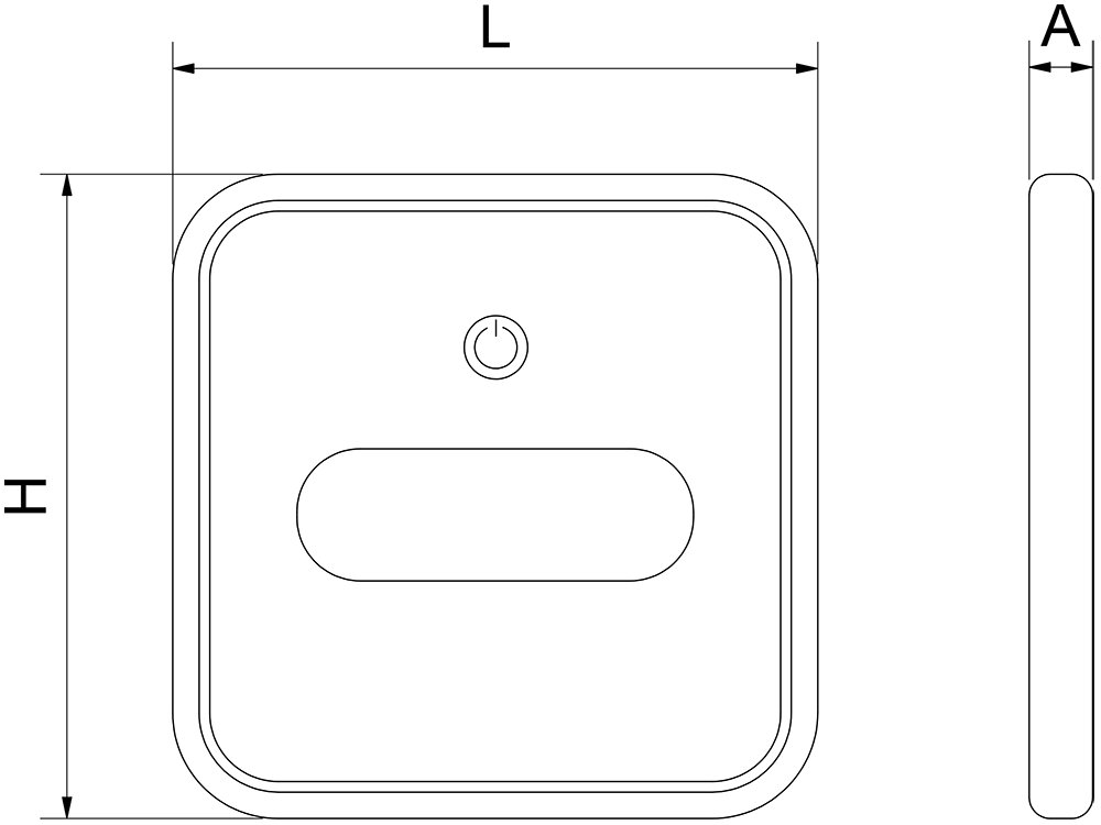 Dibujo técnico: Termómetro para lavavajillas Fricosmos