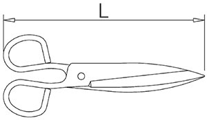 Dibujo técnico: Tijeras de trinchar multifunción Serie Pro Fricosmos