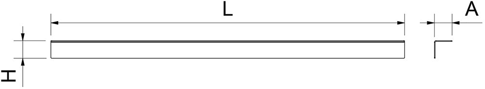 Dibujo técnico: Tope de acero inoxidable para fibra Fricosmos