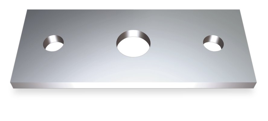 Plaqueta inox soldada Fricosmos