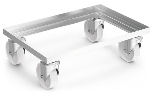 Plataforma rodante de acero inoxidable Euronorm 600x400 Fricosmos