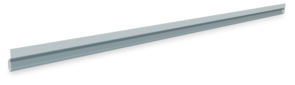 Portaprecios para estantería inox Imagine Fricosmos 650 mm