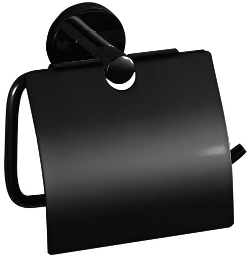Portarrollos papel WC Serie Black Fricosmos