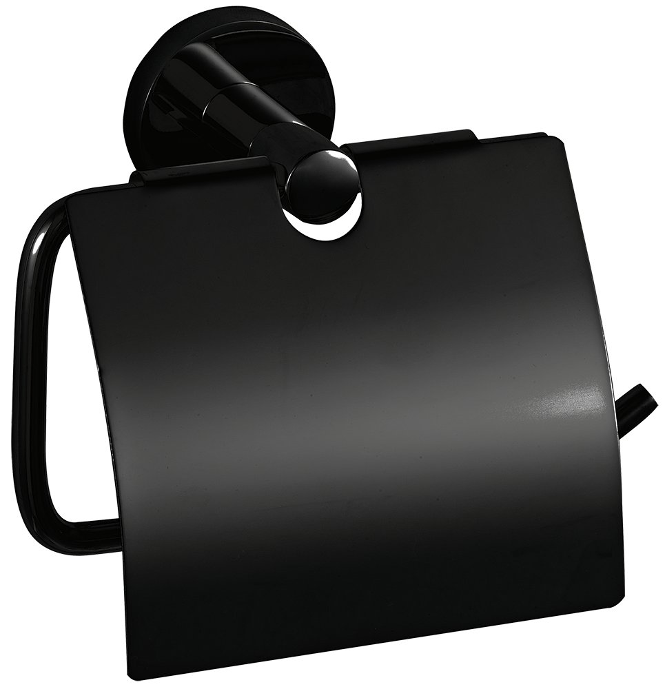 Portarrollos papel WC Serie Black Fricosmos