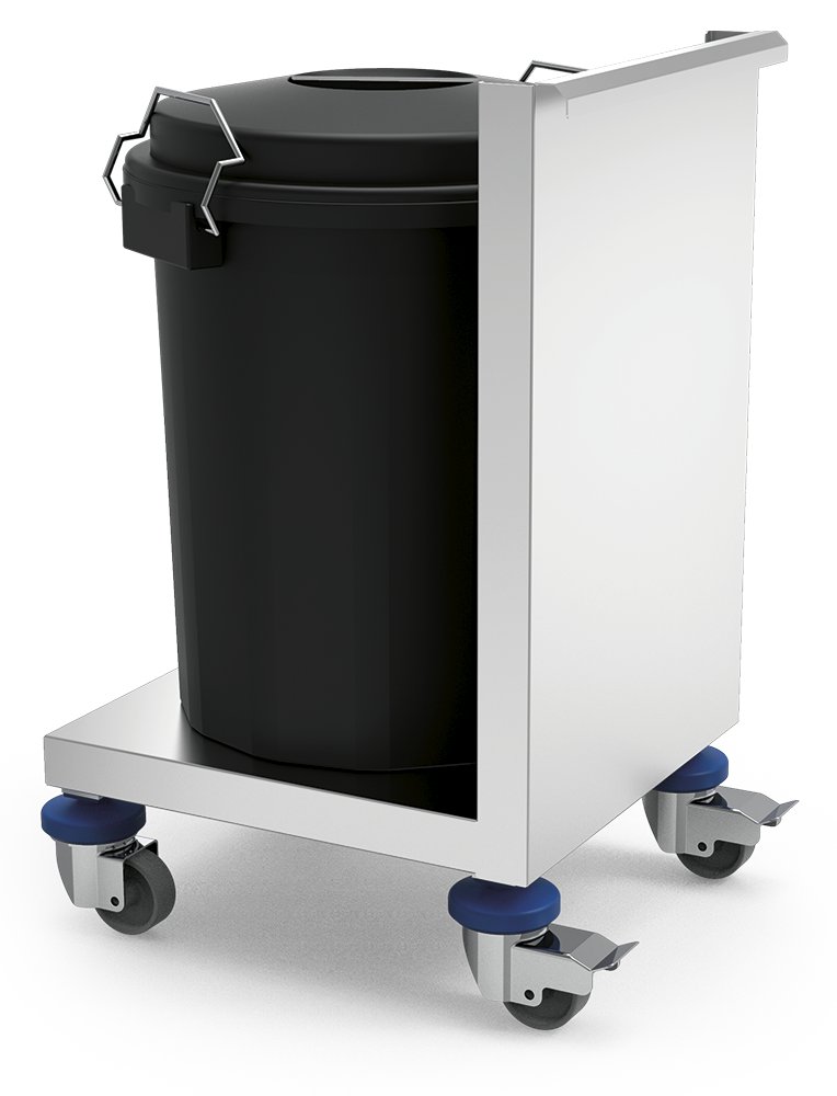 Puerta inox rodante para contenedores Fricosmos 460x500x780 mm