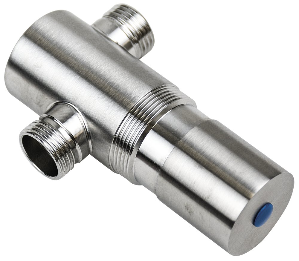 Pulsador inoxidable no temporizado M-M de 1/2" Fricosmos