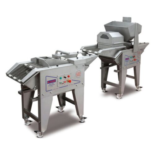 Gaser Practic-240 batter and breading machine: side view