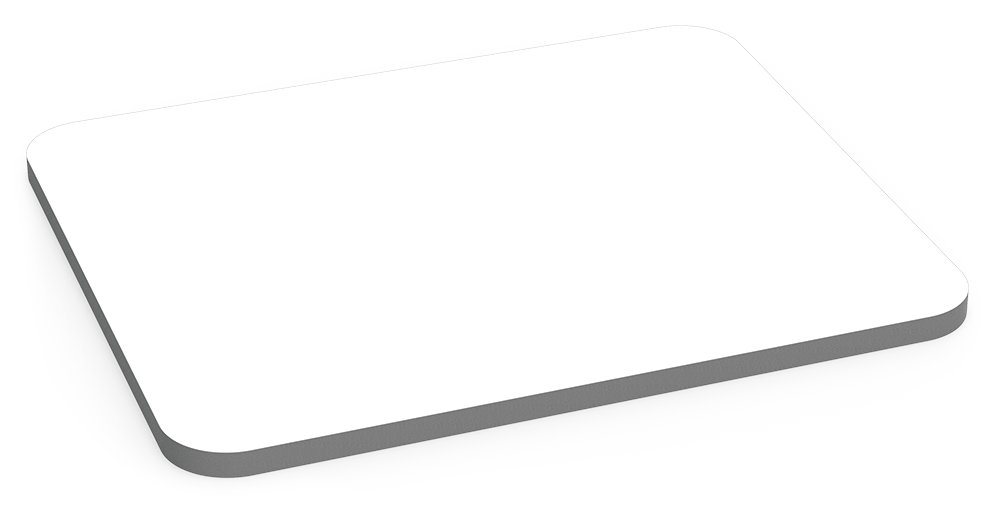 Recambio para fibra con superficie de corte intercambiable blanco Fricosmos 300x250x10 mm