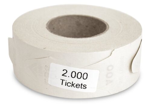 Rollo de 2000 tickets Su Turno Fricosmos ø112 mm