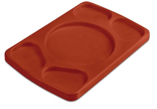Salsera rectangular 4 salsas Fricosmos