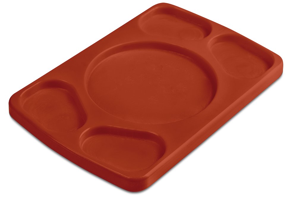 Salsera rectangular 4 salsas Fricosmos