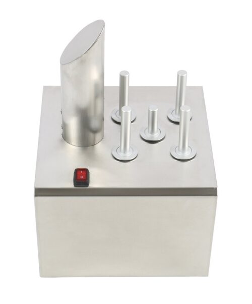 Secador y pulidor de cristalería profesional de 5 cabezales Fricosmos 330x330x510 mm
