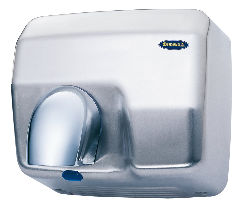Secamanos óptico inox satinado con tobera Fricosmos