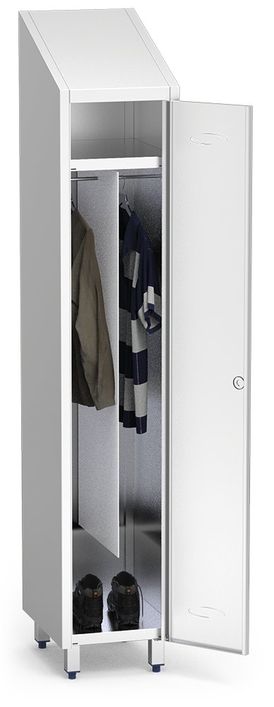 Separador vertical de PVC para taquilla de puerta grande Fricosmos