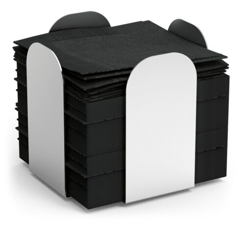 Servilletero de acero inoxidable para servilletas cocktail Fricosmos