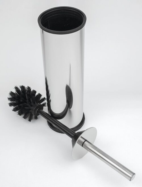 Set de cepillo y soporte inox para baño Fricosmos