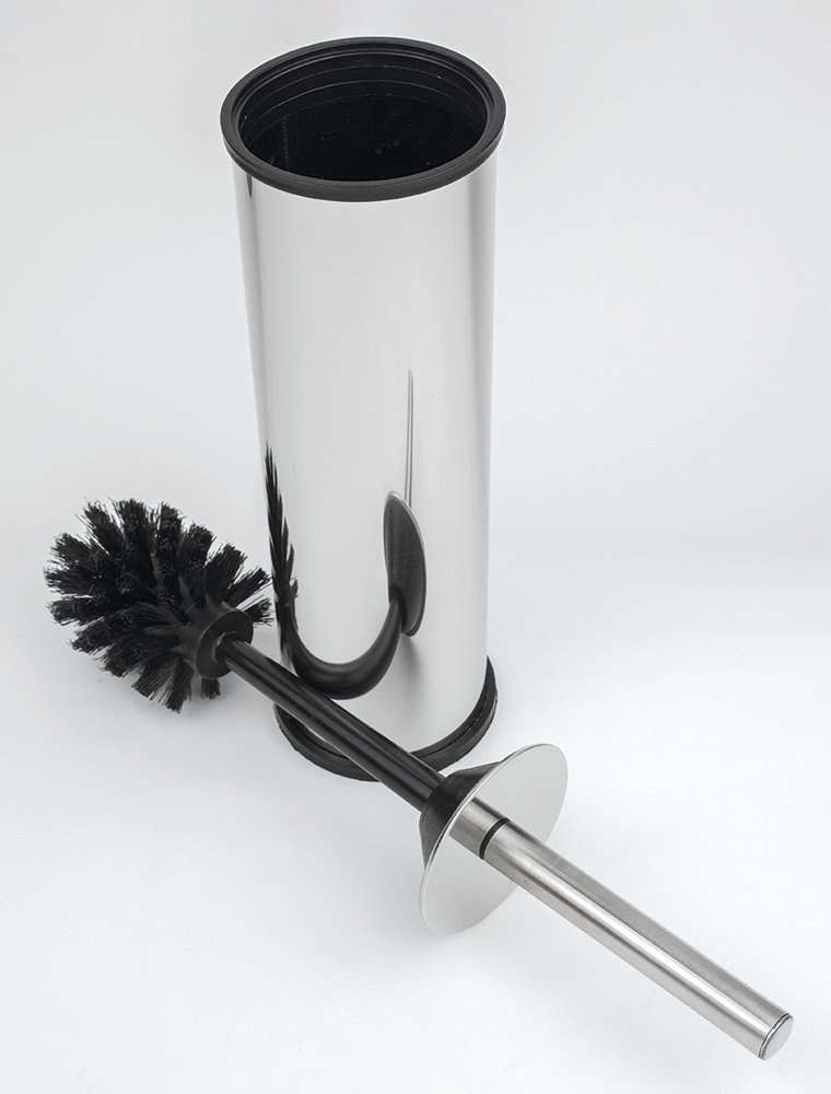 Set de cepillo y soporte inox para baño Fricosmos