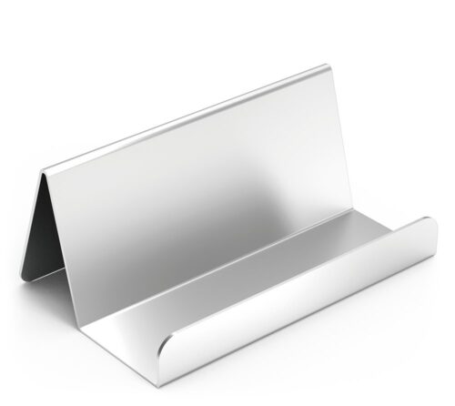 Soporte de acero inoxidable para tarjetas de visita Fricosmos 100x65x44 mm