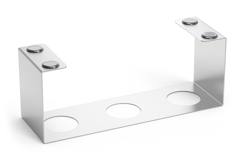 Soporte para conos de helado de acero inoxidable profesional Fricosmos 220x70x87 mm