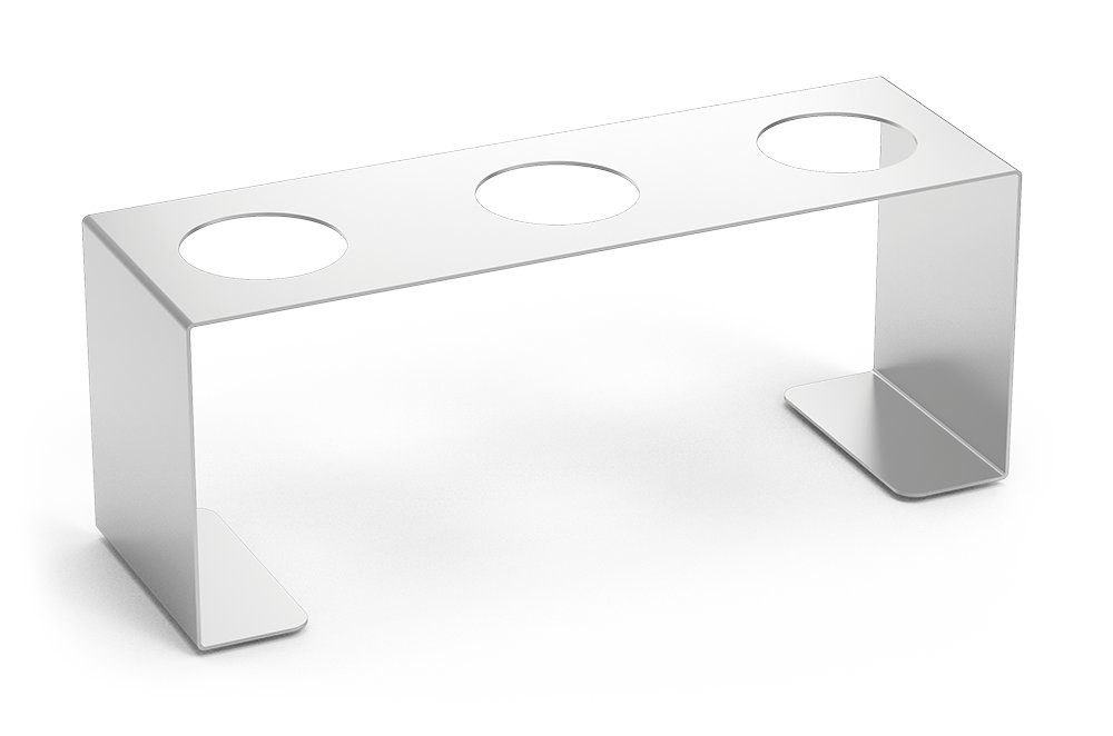 Soporte para conos de helado de acero inoxidable profesional Fricosmos 220x70x87 mm