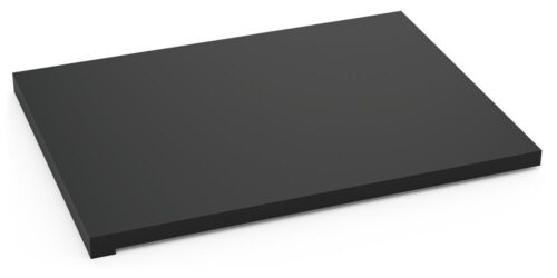Superficie de trabajo reversible en fibra negra Fricosmos 500x400x20 mm