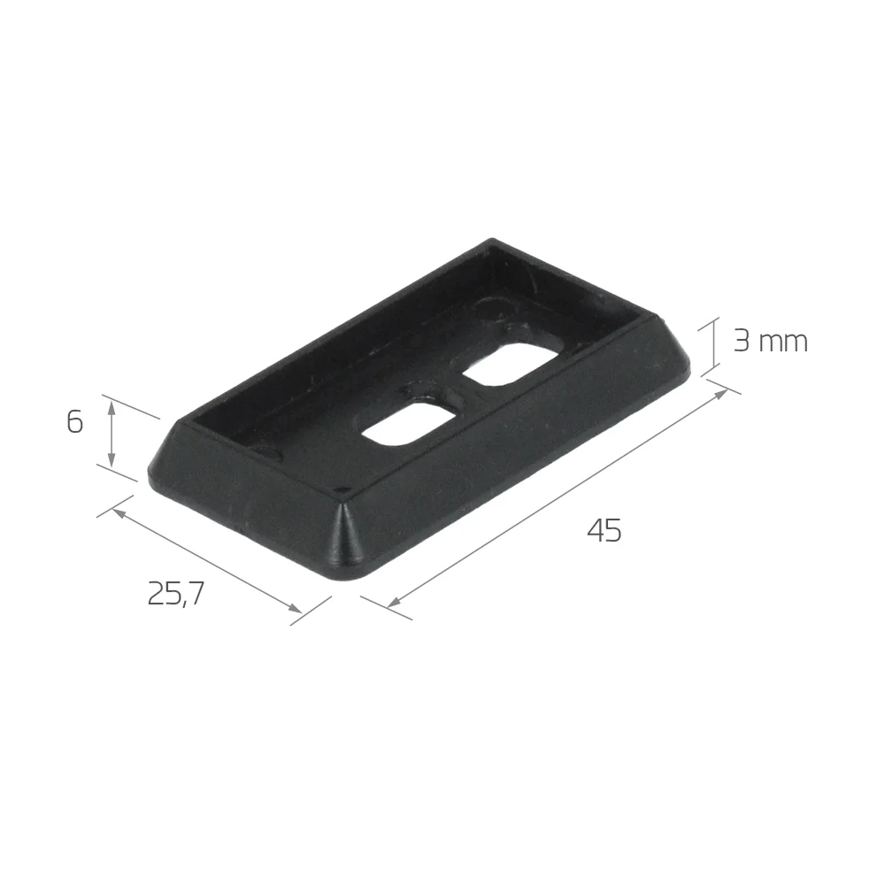 Suplemento de 3 mm para nariz A de cierres G-680, G-690 y G-695 · vista 2