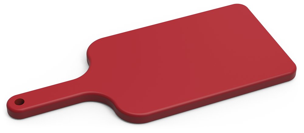 Tabla para cortar con mango Fricosmos roja