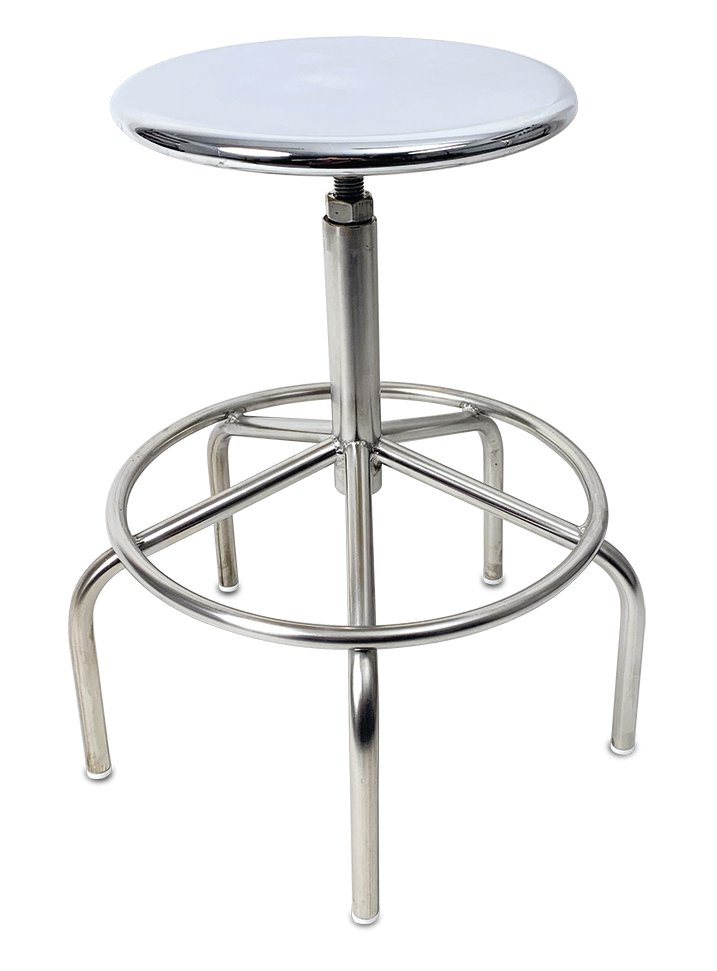 Taburete inox regulable Fricosmos