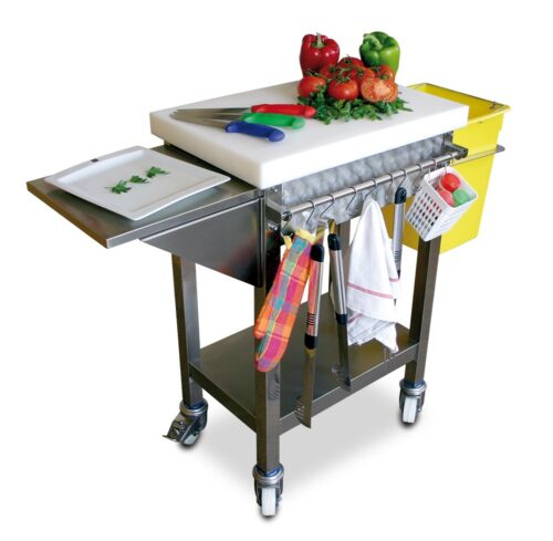 Tajo de troceo con fibra blanca Serie Barbacoa Fricosmos 1175x565 mm