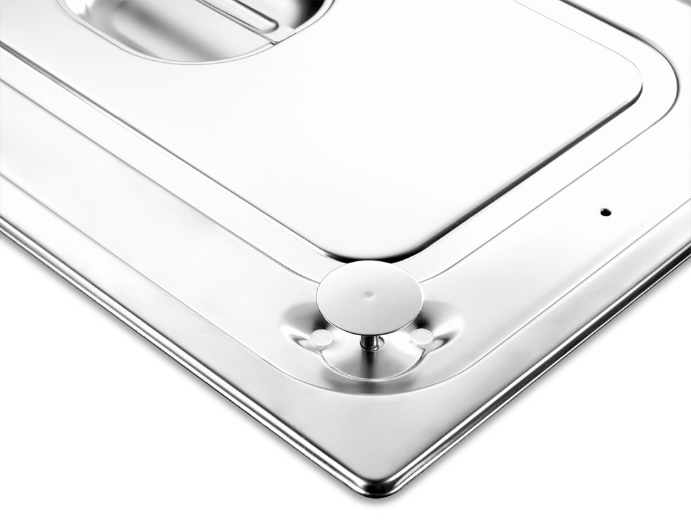 Tapa antidesbordamiento inox para cubeta GN gastronorm Fricosmos