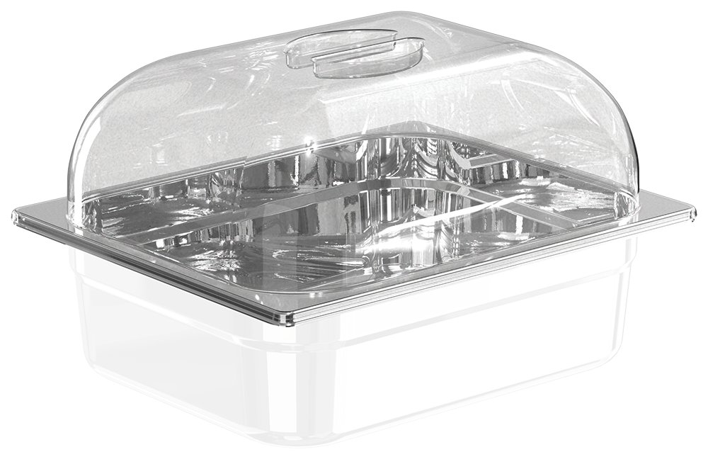 Tapa estilo campana para cubeta GN Fricosmos 530x325x106 mm