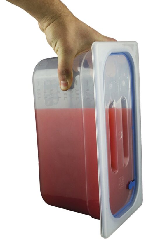 Tapa hermética GN de polipropileno BPA-Free Fricosmos 530x325 mm