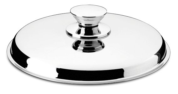 Tapa inox para aro de tolva de desbarasado Fricosmos ø240x26 mm