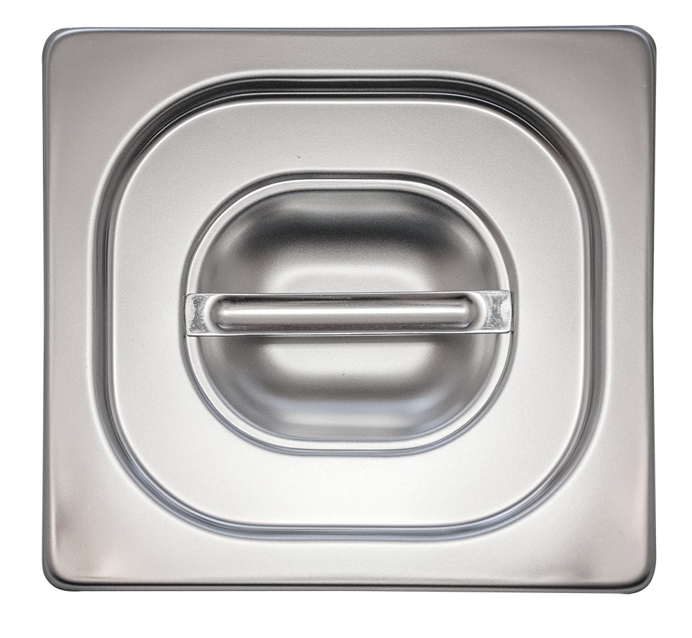 Tapa inox para cubeta Gastronorm 1/6 Fricosmos 176x162 mm