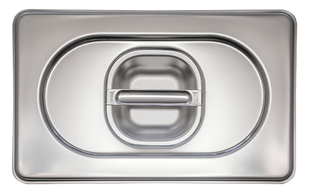 Tapa inox para cubeta Gastronorm 1/9 Fricosmos 176x108 mm
