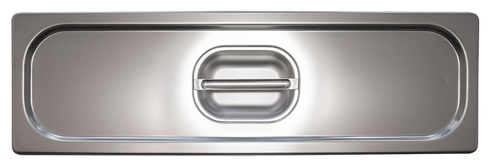 Tapa inox para cubeta Gastronorm 2/4 Fricosmos 530x162 mm