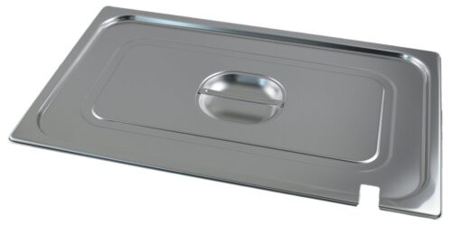 Tapa inox para cubeta GN 1/1 con muesca para cazo Fricosmos 530x325 mm